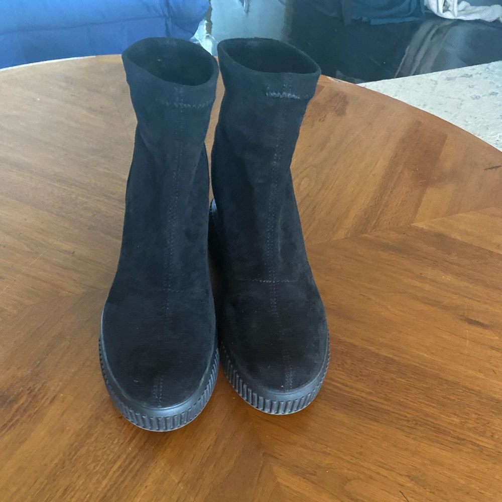 Sam Edelman suede platform ankle boots - Picture 2 of 6